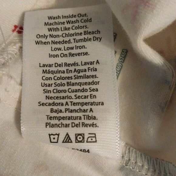 Holiday Time Girl's Leggings Sz 4T Ivory Gifts Gingerbread Stockings Reindeer - Picture 8 of 8